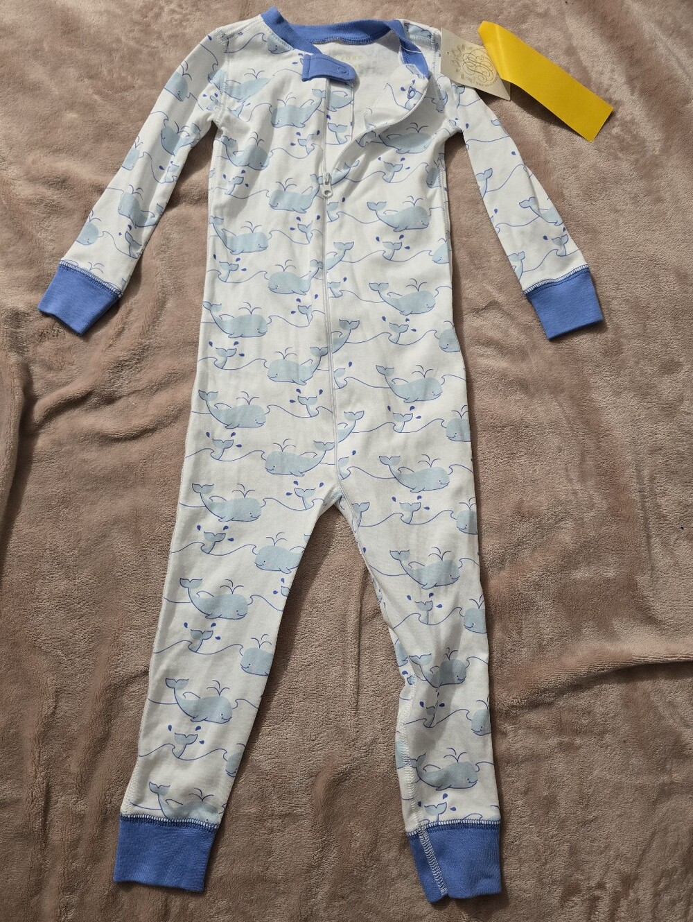 TBBC PJ’s The Beaufort Bonnet Company Night Nights Whales Size 2t